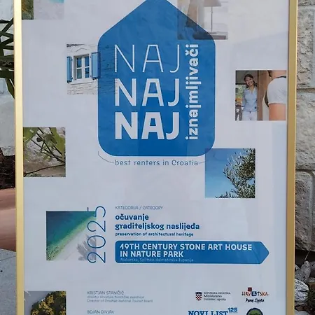 فيلة 19th Century Stone Art House In Nature Park *